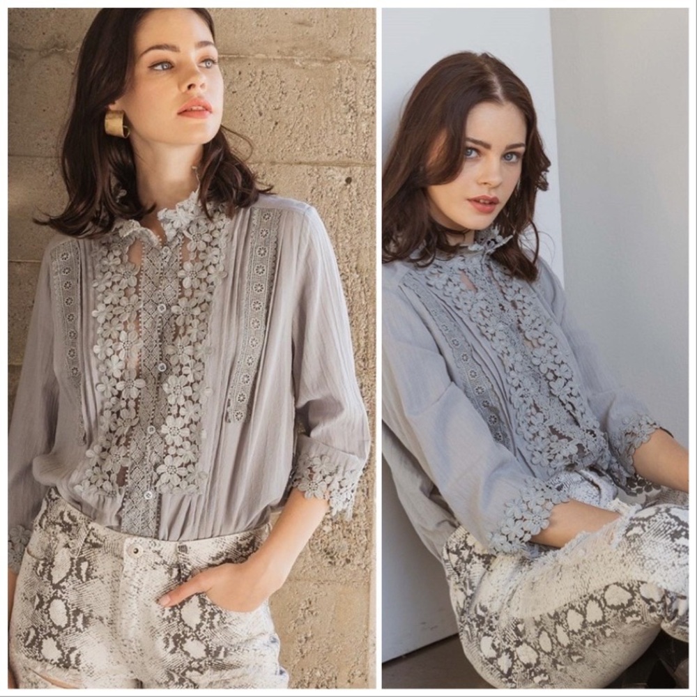 POL Authentic “Infamous” Lace Top - Picture 13 of 16